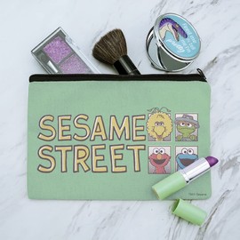 GRAPHICS & MORE Sesame Street Vintage Comic Panels Accessories Pencil Pen Bag Organizer Pouch
