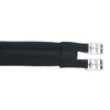 Kerbl Saddle Girth, Padded, Roller Buckles, Cotton Strap, Black, 100-140