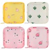 Heyu-Lotus 4 Pcs Sanitary Pad Storage Bag, Sanitary Bags, Period