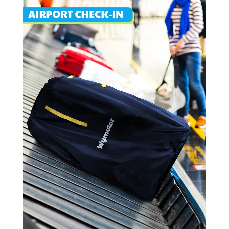 wymulot Large Stroller Bag for Airplane, Waterproof Stroller Travel Bag,