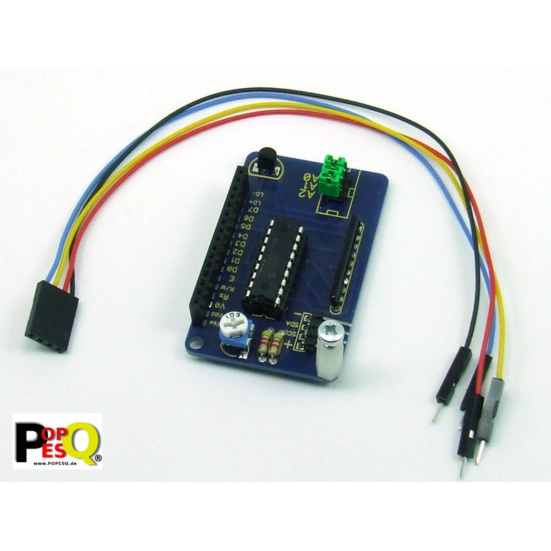 POPESQ® - KIT I2C - LCD Anzeige/Display Adapter mit PCB