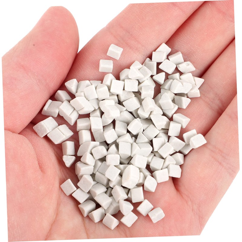 CHILDWEET Set of 4mm Ceramic Triangle Abrasive for Jewelry Polishing