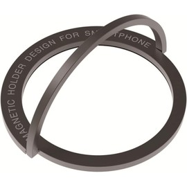 GoodsLand GD-MAGRING [Double Sided Tape] Thin Smartphone Ring, Lightweight, Round, Smartphone Stand, Fall Prevention, Magsafe Compatible, Magsafe Compatible