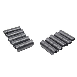 QDJUNE Garden Buildings Tube Clip 0.98 inch Black Greenhouse Clips Greenhouse Frame Pipe Tube Film Clip Connector Kit Pack of 10, Can Clamping Something Outer Diameter of 0.94-1.02in