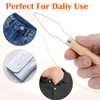 STSTR Easy Button Hook, Steel Button Helper Tool for Elderly,