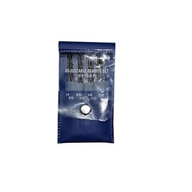 ADJUSTABLE EXPANDING HAND REAMER 4 PIECE SET 1/4"- 3/8" - NEW MICRO REAMER SET