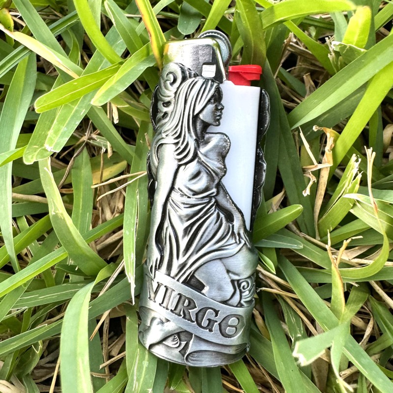Metal Lighter Case Fits BIC, It Covers Standard Full Size