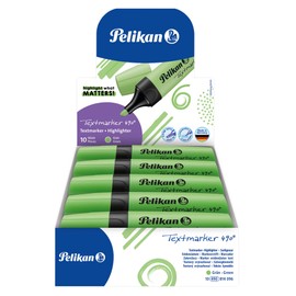 Pelikan Textmarker 490, leuchtgrün VE=10 er Pack
