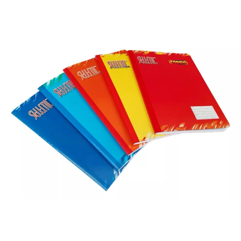 Selecto Cuaderno Libreta Cosido Cuadro Chico Profesional 5pz