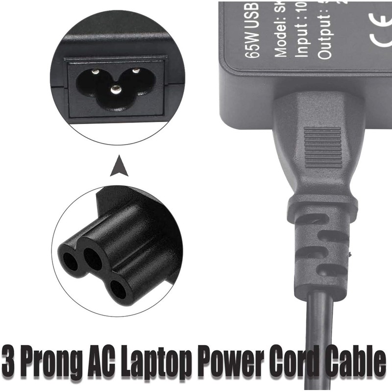 Omilik AC Power Cord Cable Plug for Lumens DC190 DC158