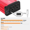 ALLWEI 300W Power Inverter DC 12V to 110V AC, Compact