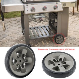 Genesis II Grill Wheels Replacement for Weber Genesis 2 GS4 200 300 400 600 Series Wheel Parts 67445 Grill Wheels Weber II E-310 E-410 E-610 E-315 E-210 Grill Replacement Parts LX E-340 S-340 8 Inch