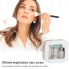 Mini Makeup Bag Clear Small Waterproof Cosmetic Bag with Double