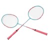 Badminton Racket Lightweight Portable Iron Alloy Frame Double Badminton Racquets