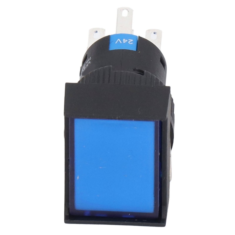 25Pcs Push Button Switch Self Locking AC DC 24V Accessory