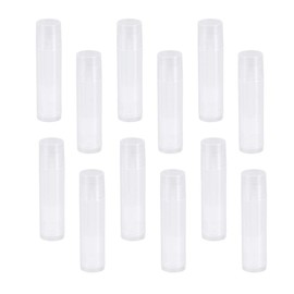 100pcs Empty Lip Balm Tubes Plastic Soft Containers Refillable Lipstick Bottles for Women Girls Crafting DIY