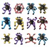 12 Pack Finger Robot Transformable Spinners for Kids Adults,Creative Deformable