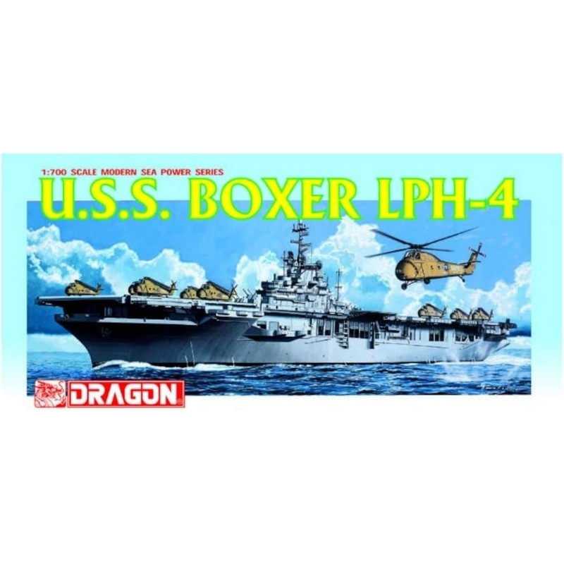 Dragon Models 1/700 U.S.S. Boxer LPH-4 Helicopter Carrier