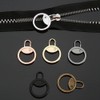1Pc Zipper Pull Replacement, Detachable Metal Zipper Puller Zip Slider