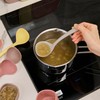 FIRGI Platinum Silicone Cooking Ladle for Baking, Scraping & Mixing,