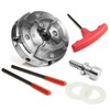 NCK-4M 4" 4 Jaw Mini Self-Centering Chuck, Thread 1"X8TPI, with