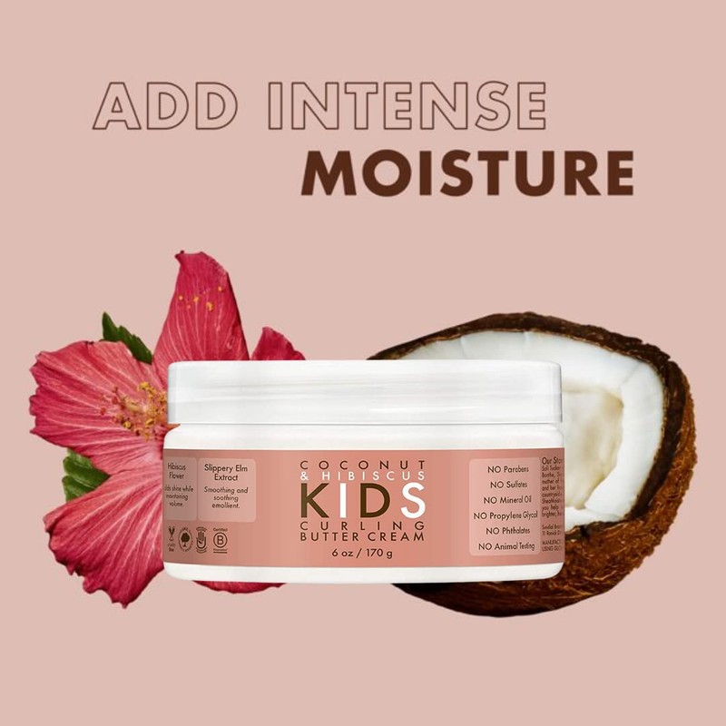 Shea Moisture Coconut & Hibiscus Kids Combo Pack - Includes
