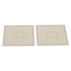 Natudeco 2 Pieces Kitchen Sink Mats, Non-Slip Sink Protector Mats,