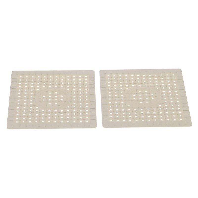 Natudeco 2 Pieces Kitchen Sink Mats, Non-Slip Sink Protector Mats,