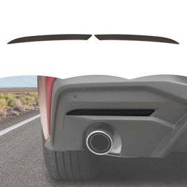 RT-TCZ Smoked Black Rear Fog Light Lamp Trim Cover Decoration Exterior Accessories for Ford Mustang 2024 2025