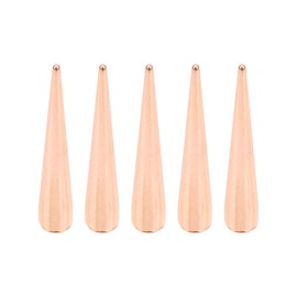 5 Pcs Punk Cone Spikes Studs Rose Gold Metal Long Spike Screw Rivets for Leather Crafts Clothing Bags Dog Collars 10x55mm