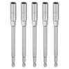 sourcing map 5pcs Nut Driver Drill Bit 8mm Metric Impact