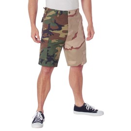 Rothco Two-Tone Camo BDU Short - Woodland/Tri-Color Camo - M