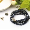 KAMRESH Beaded Bracelets for Women Stackable Handcut Natural Resin 4