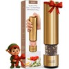 Eparé Brass Salt and Pepper Mill - Battery Operated Gold