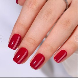 Vanccy Press on Nails Acrylic Beauty Fake Nails with Design Full Cover False Nails with Nail Glue Adhesive Tabs Nail File Glue on Nails for Women and Girls (red cat eye, Medium)