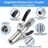 ARTOSHIN 1PCS Grease Gun Coupler, Strong Lock on Grease Gun