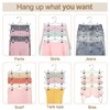 TOPIA HANGER 4 Tier Metal Skirt Hangers for Women, Pants