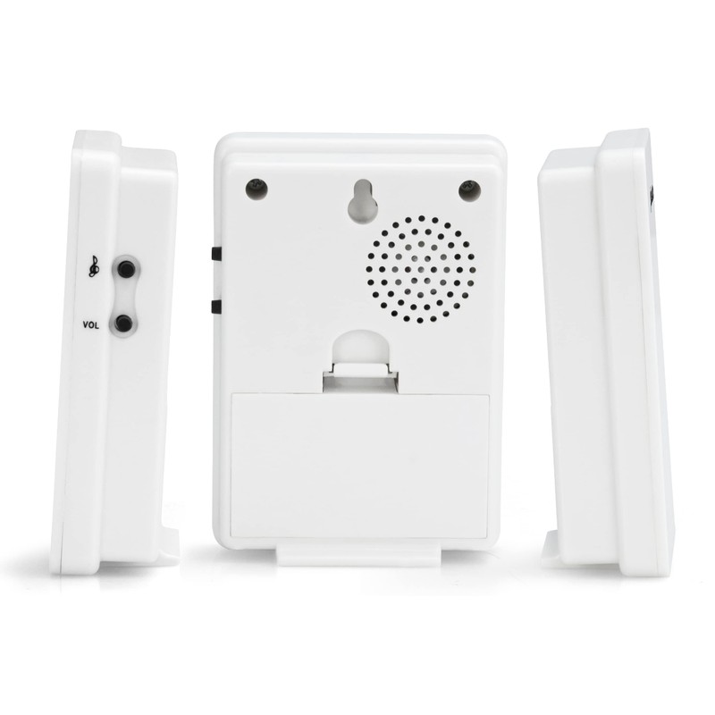 Alecto ADB-11 Wireless Doorbell, Wireless Doorbell, 30 Metre Range, IP44