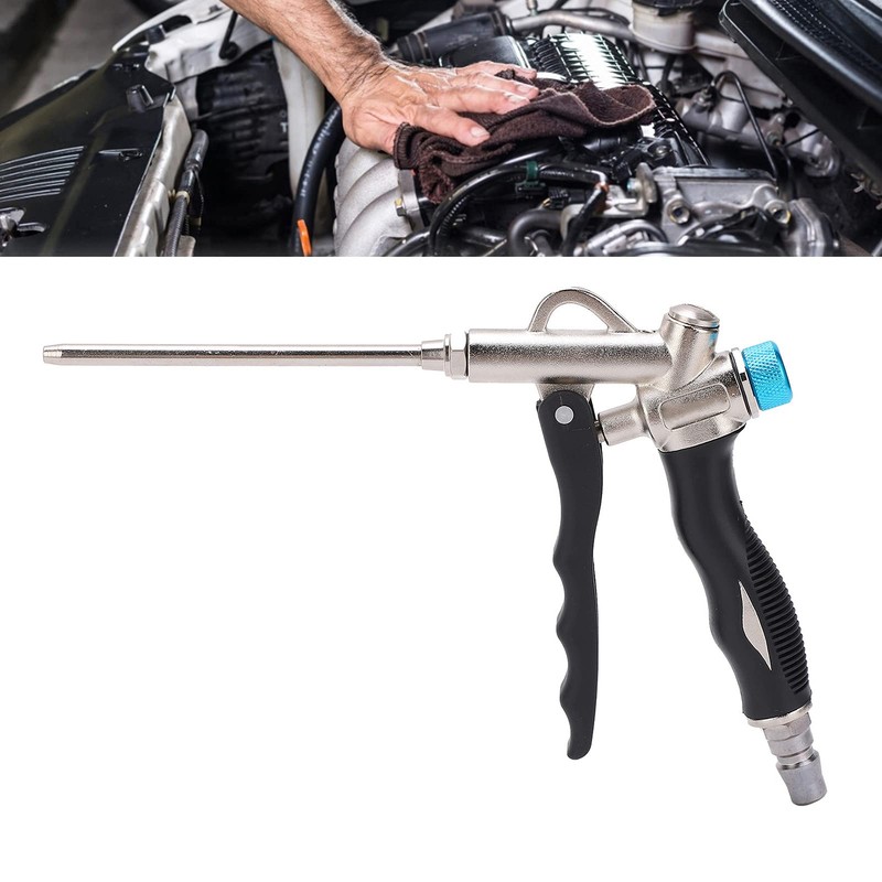 2-Way Air Blow Gun, 1/4" NPT 150 PSI Adjustable Air
