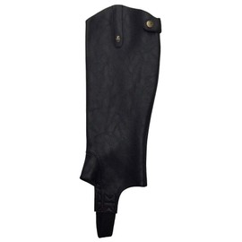 Shires Moretta Synthetic Gaiters Black/Brown - Child Sizes Large, Black