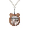Alnicov 8 Keys Kalimba Thumb Piano,Super MiNi Mahogany Finger Piano