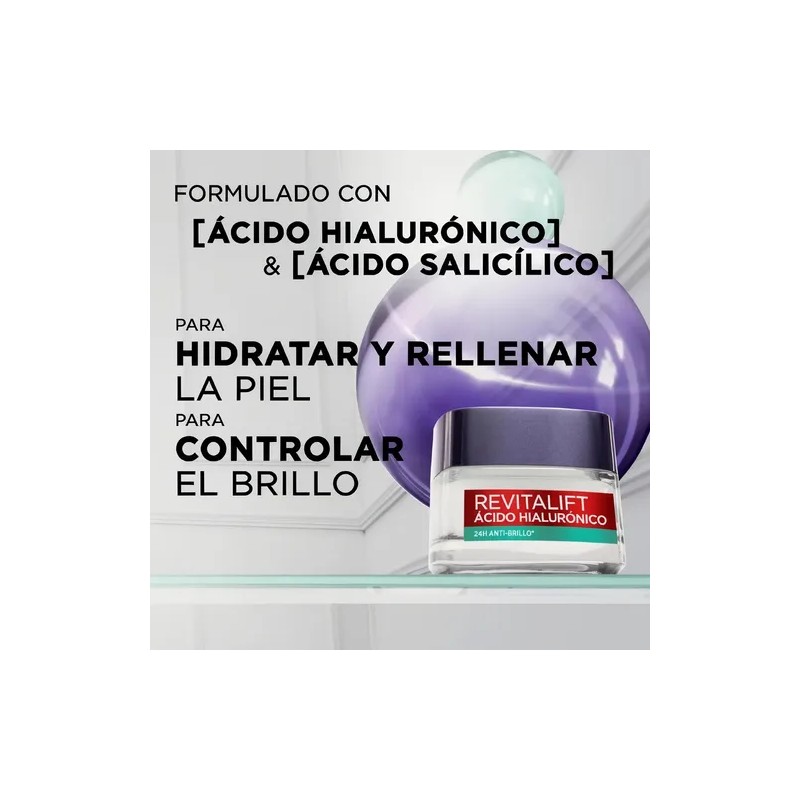 Kit Gel De Limpieza Y Crema Antibrillo L'oréal Paris