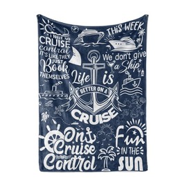 Cruise Gifts, Gifts on Hamburg Cruise Day, Birthday and Chirstmas, Flannel Plush Throw Blanket, 50"x 65"