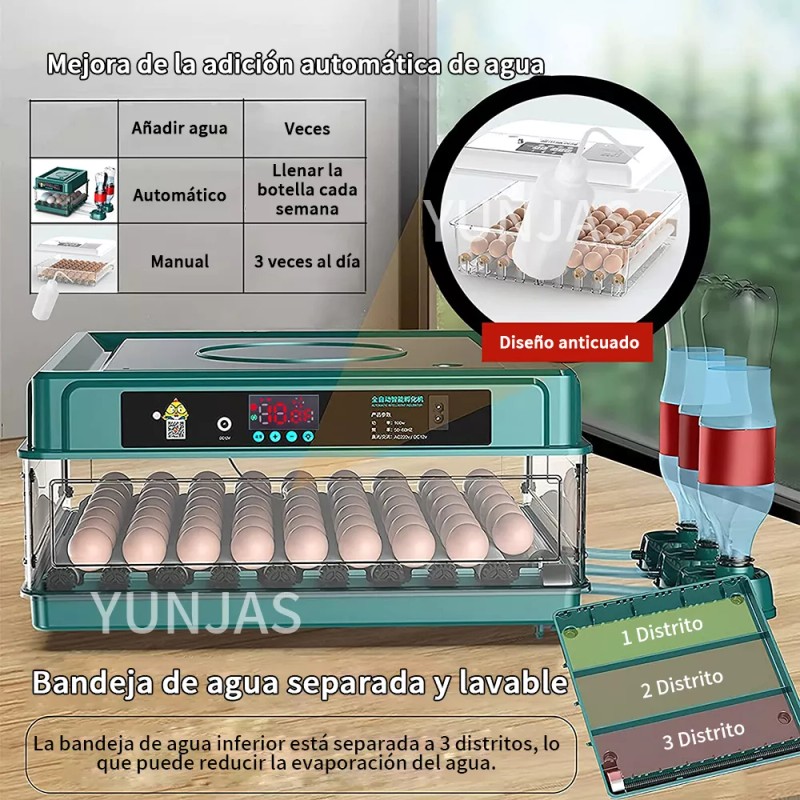 YUNJAS Incubadora para huevos YUNJAS L64 16.3m x 48.5m x