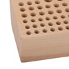 Leather Craft Tool Holder 76 Holes Durable Beech Diverse Sizes