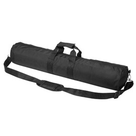 PATIKIL Tripod Carrying Case, 27.6" x 5.1" Heavy Duty Nylon Padded Tripod Bag with Adjustable Shoulder Straps and Handles for Light Stands Umbrellas tripods mic Speaker Stand, Black