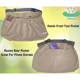 UpBloom - Harvest & Weeding Waist Apron with Pockets - Berry Picker/Garden Apron/Foraging Bag for Harvest - Vegetables, Fruits - Gardening Supplies & ...