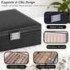 BEWISHOME Jewelry Box Organizer, 2-Layer Necklace Organizer Box, Modern Style