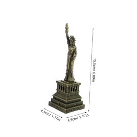 COHEALI Statue of Liberty Model Liberty Sculpture Desktop Ornament Statue of Liberty Mini Ornament Home Decor Independence Day Decorations Statue of Liberty Decor 3D Vintage Liberty Island