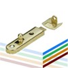 HKB® 62350, 372 Furniture Rail Straight Brass-Plated Steel 16 x